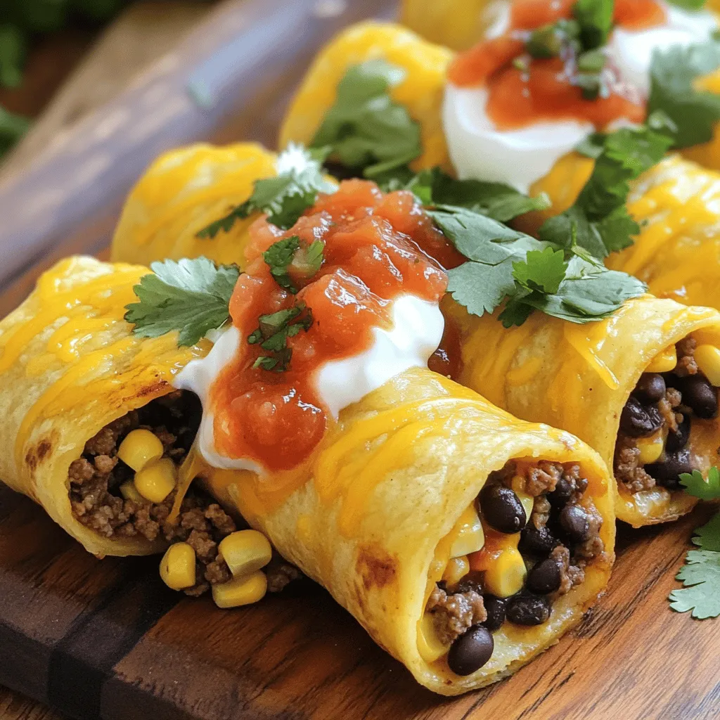 Taco Tortilla Roll Ups Quick and Easy Recipe Guide