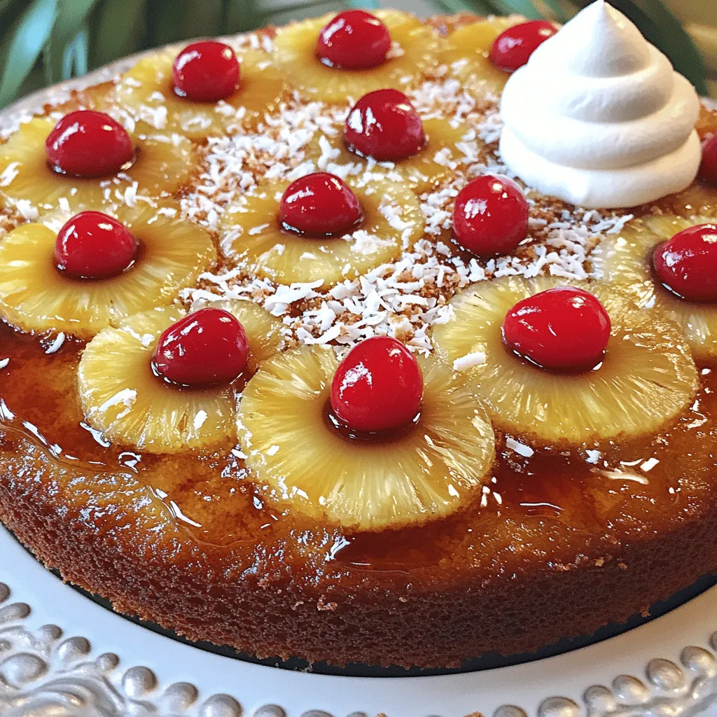 Tropical Delight Pineapple Upside Down Cake Recipe