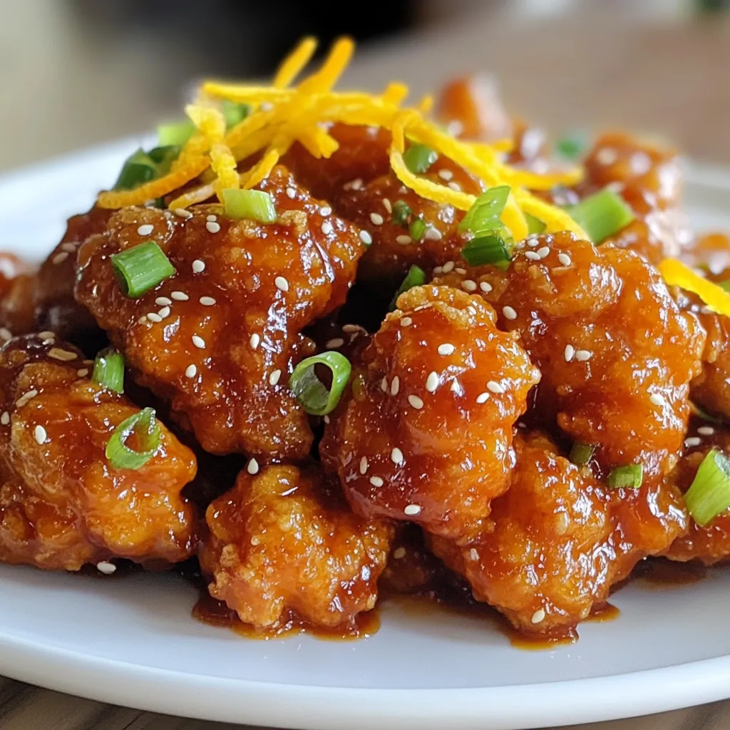 Crispy Orange Chicken Perfectly Fried Delight