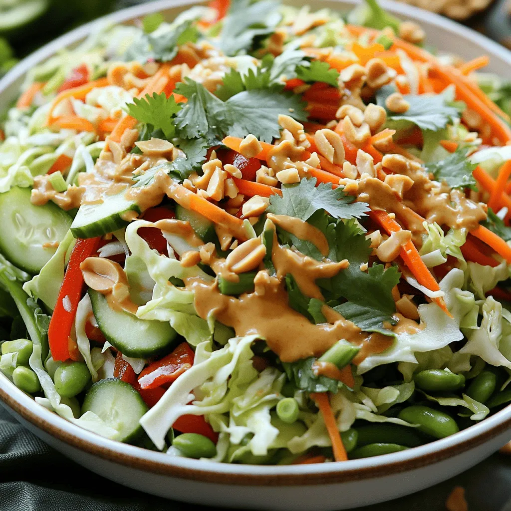 Crunchy Thai Peanut Salad Simple and Fresh Meal