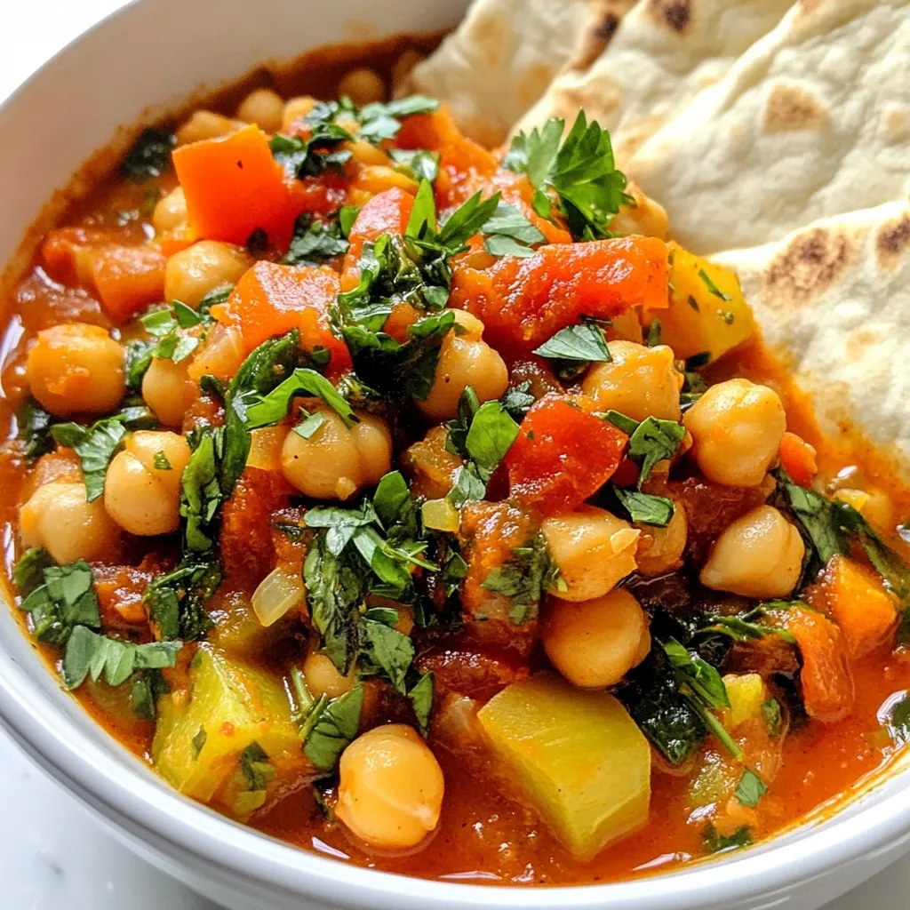 Moroccan Chickpea Stew Flavorful and Simple Recipe