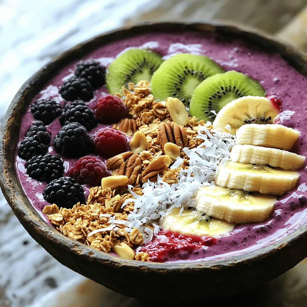 Berry Smoothie Bowl Fresh and Flavorful Delight
