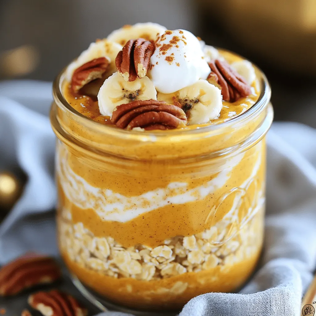Pumpkin Spice Overnight Oats Flavorful Fall Treat