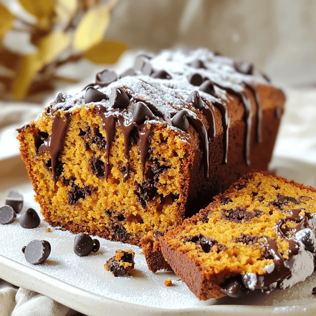 Vegan Chocolate Chip Pumpkin Bread Irresistible Delight