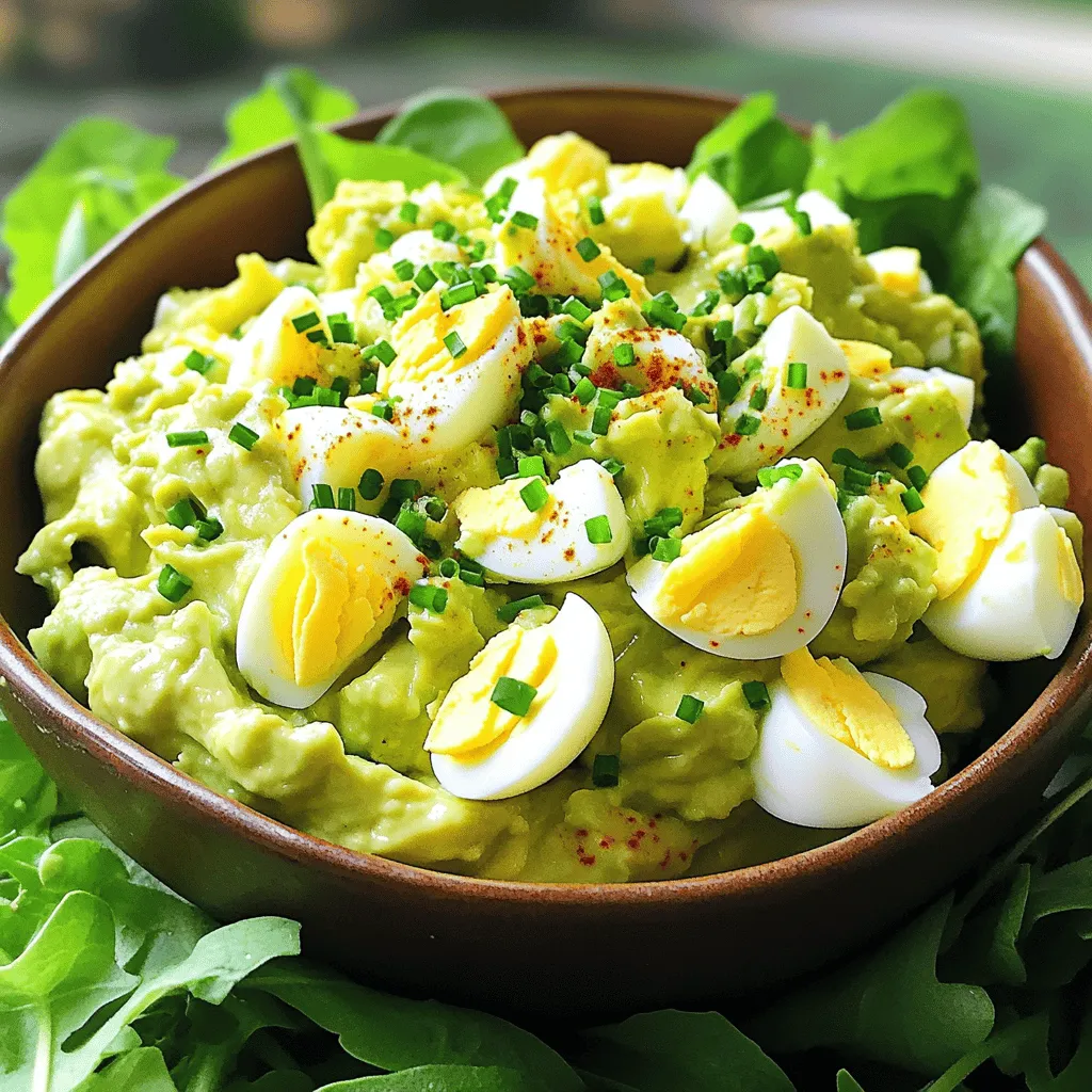 Avocado Egg Salad Delightfully Creamy and Nutritious