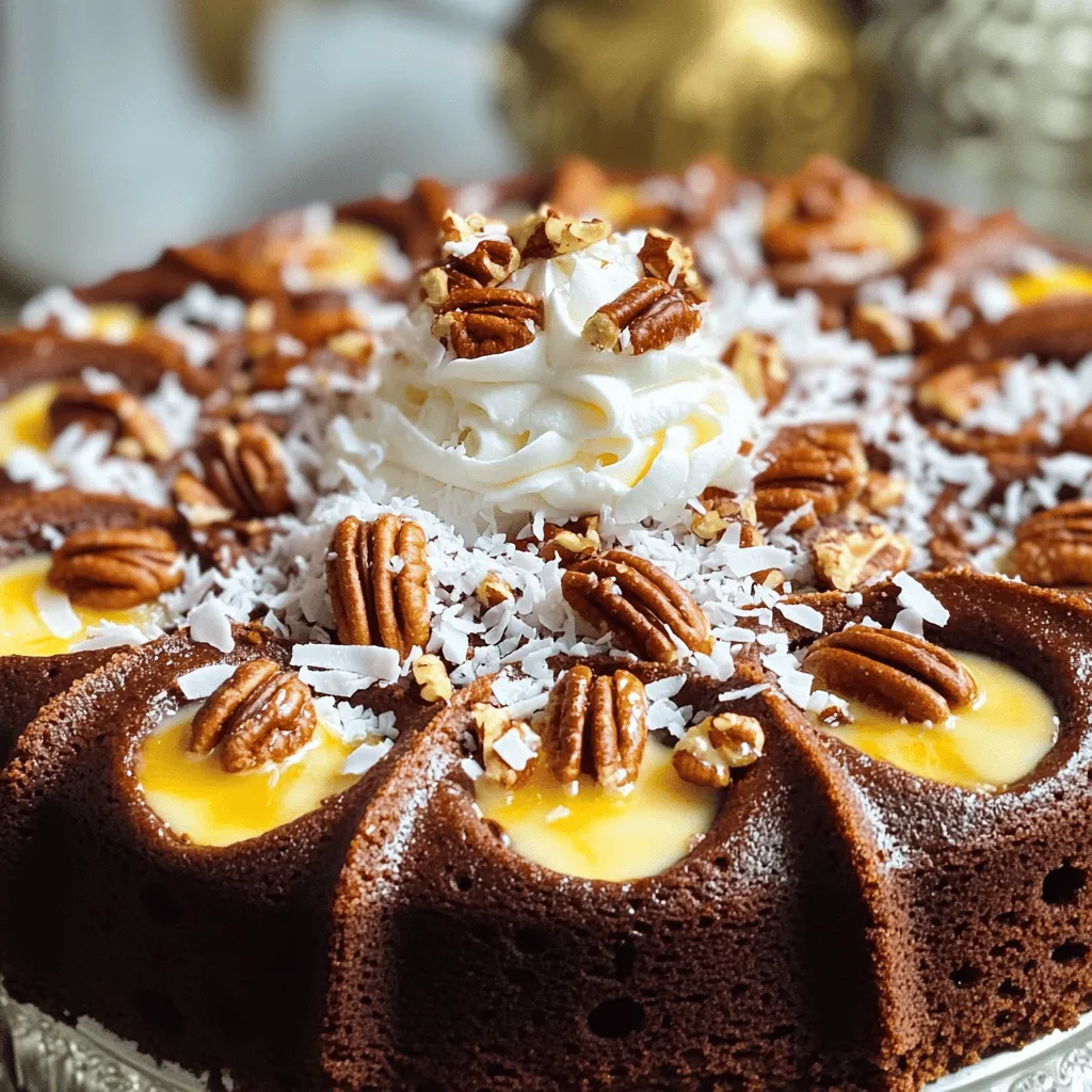 German Chocolate Poke Cake Simple and Delicious Recipe