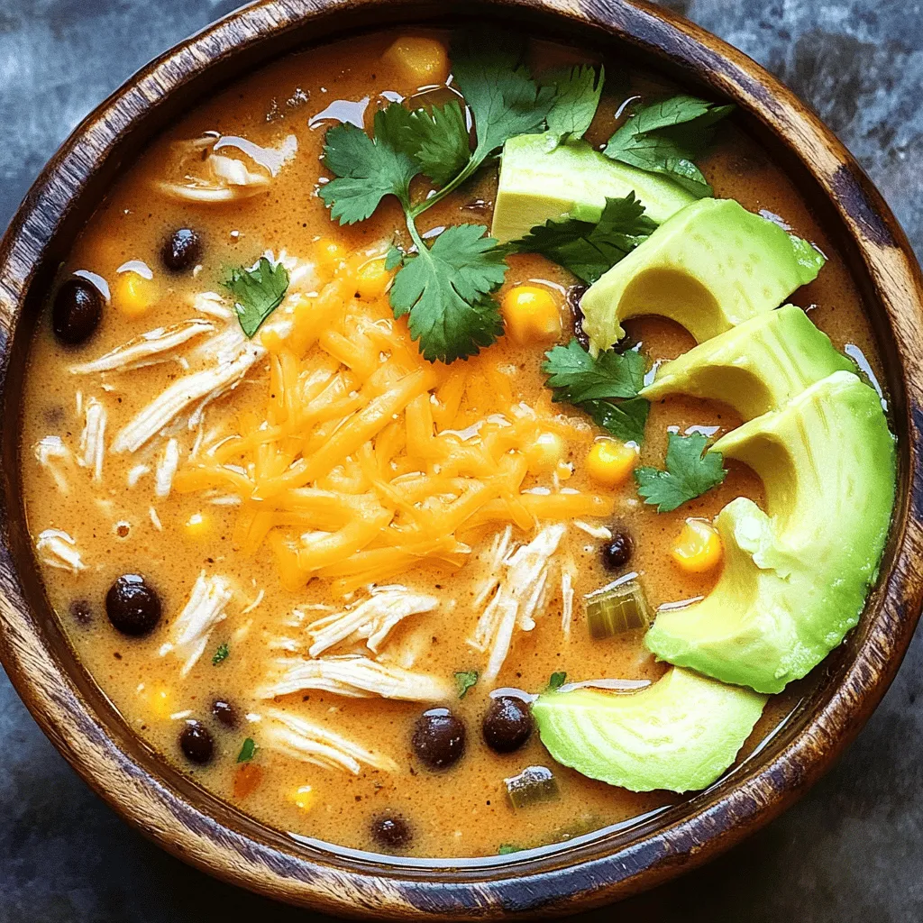 Creamy Chicken Tortilla Soup Flavorful Comfort Dish