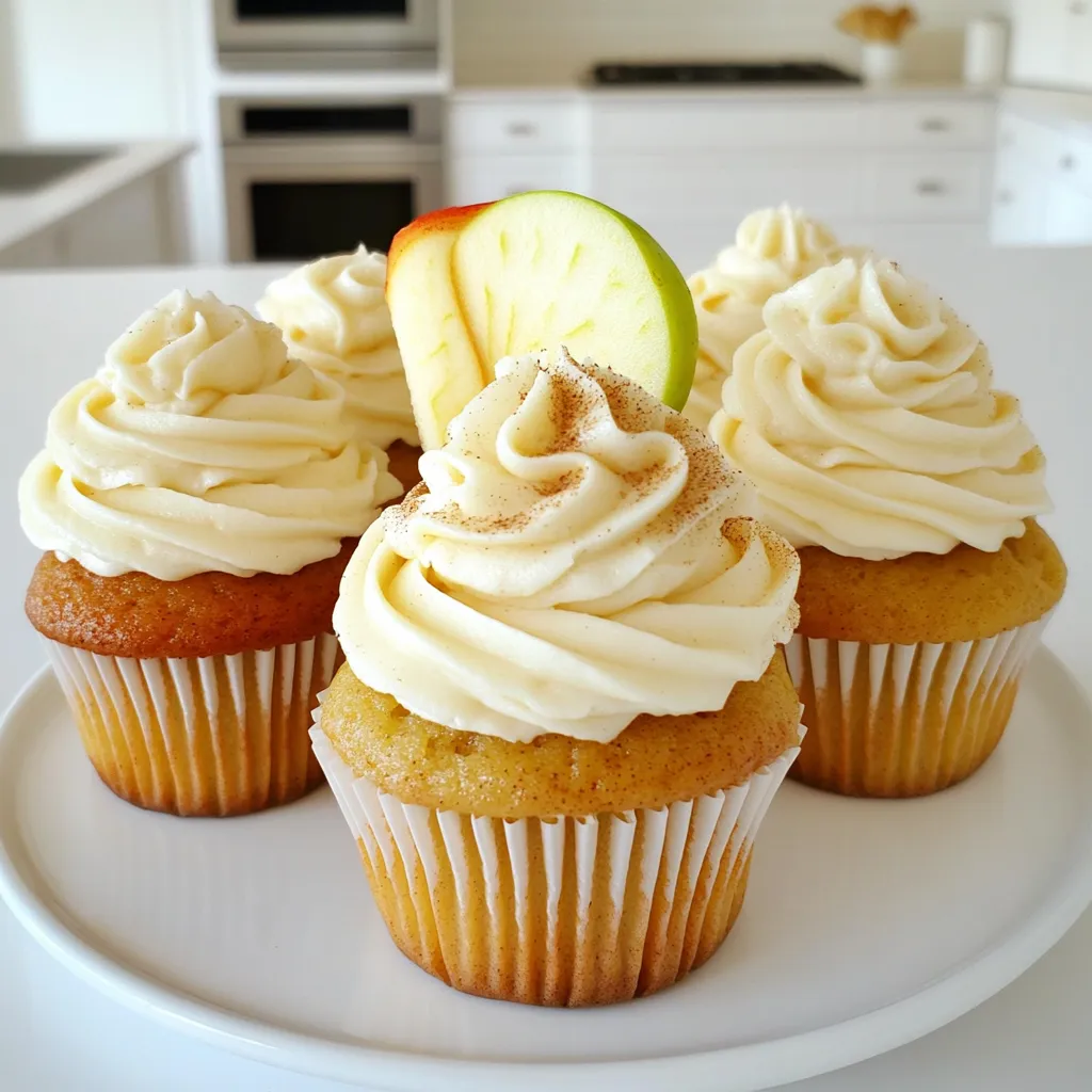 Apple Cider Cupcakes with Buttercream Delight