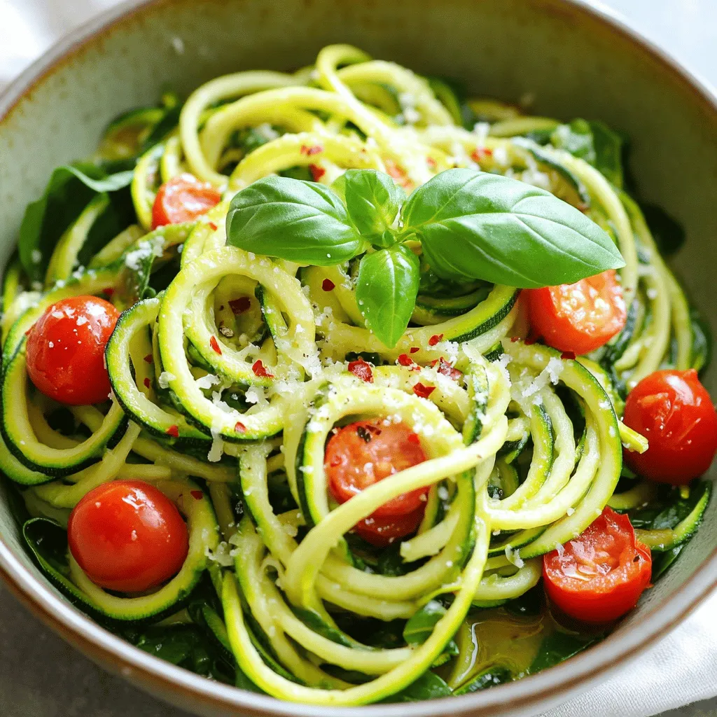 Healthy Zucchini Noodles Simple and Delicious Recipe