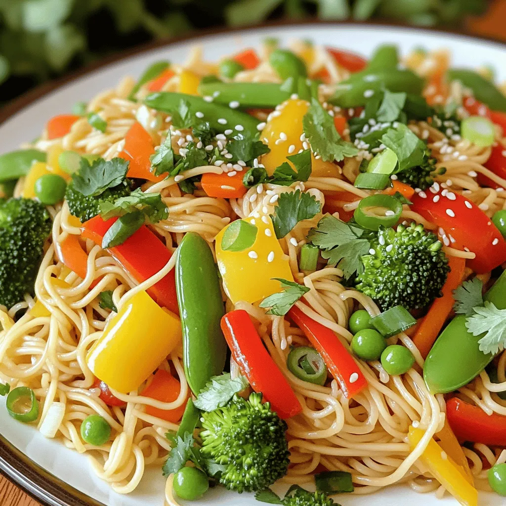 Min Veggie Lo Mein Simple and Flavorful Recipe