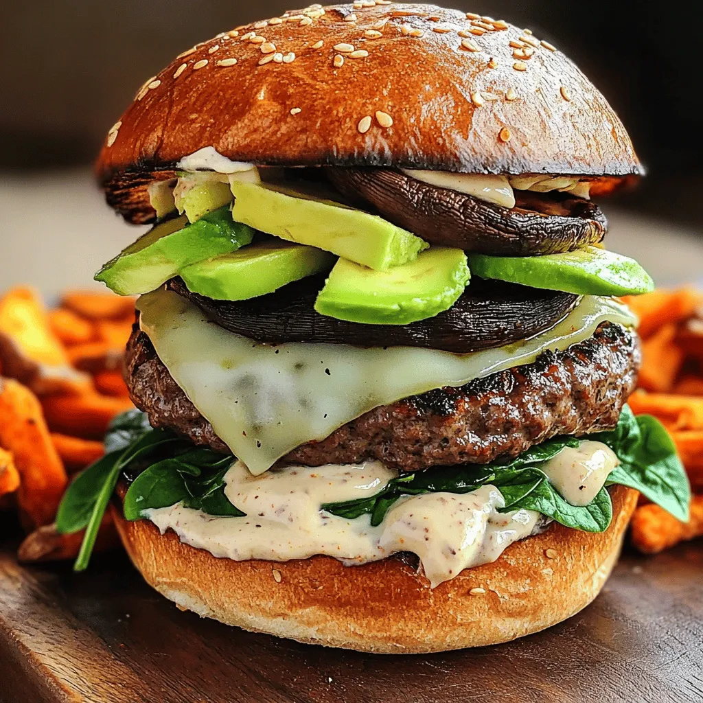 The Flying Dutchman Burger packs bold flavors and fun textures. Each bite excites your taste buds.