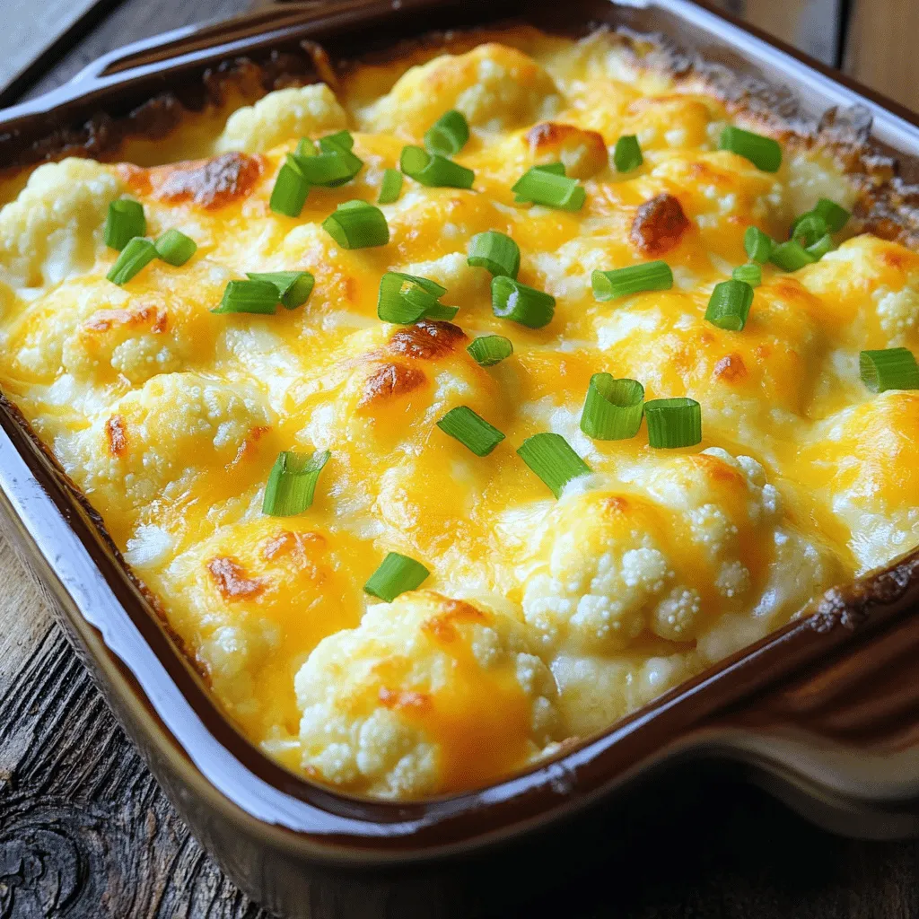 Cheesy Cauliflower Casserole Simple and Delicious Meal