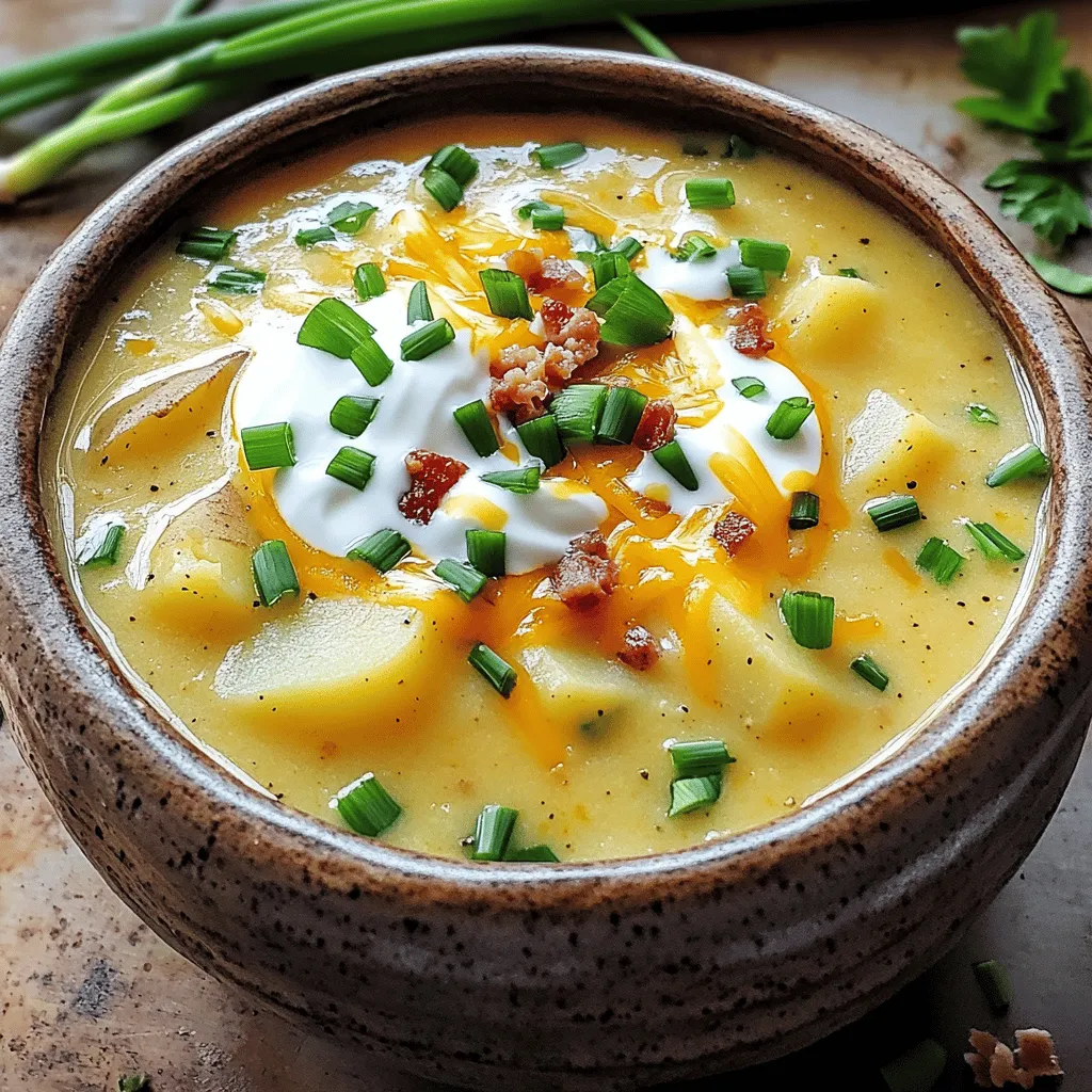 Loaded Baked Potato Soup Creamy and Hearty Delight