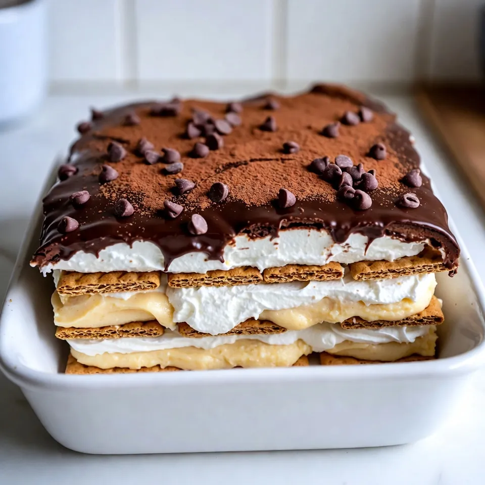 No-Bake Chocolate Eclair Cake Simple and Tasty Treat