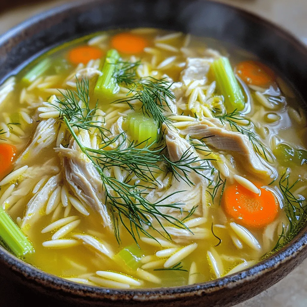 Savory Avgolemono Greek Lemon Chicken Soup Recipe