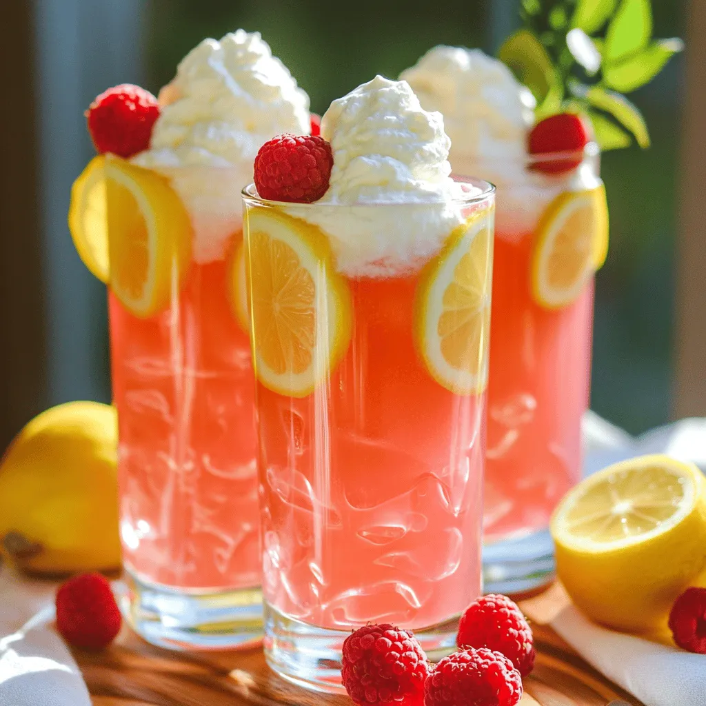 Whipped Pink Lemonade Refreshing Summer Drink Recipe