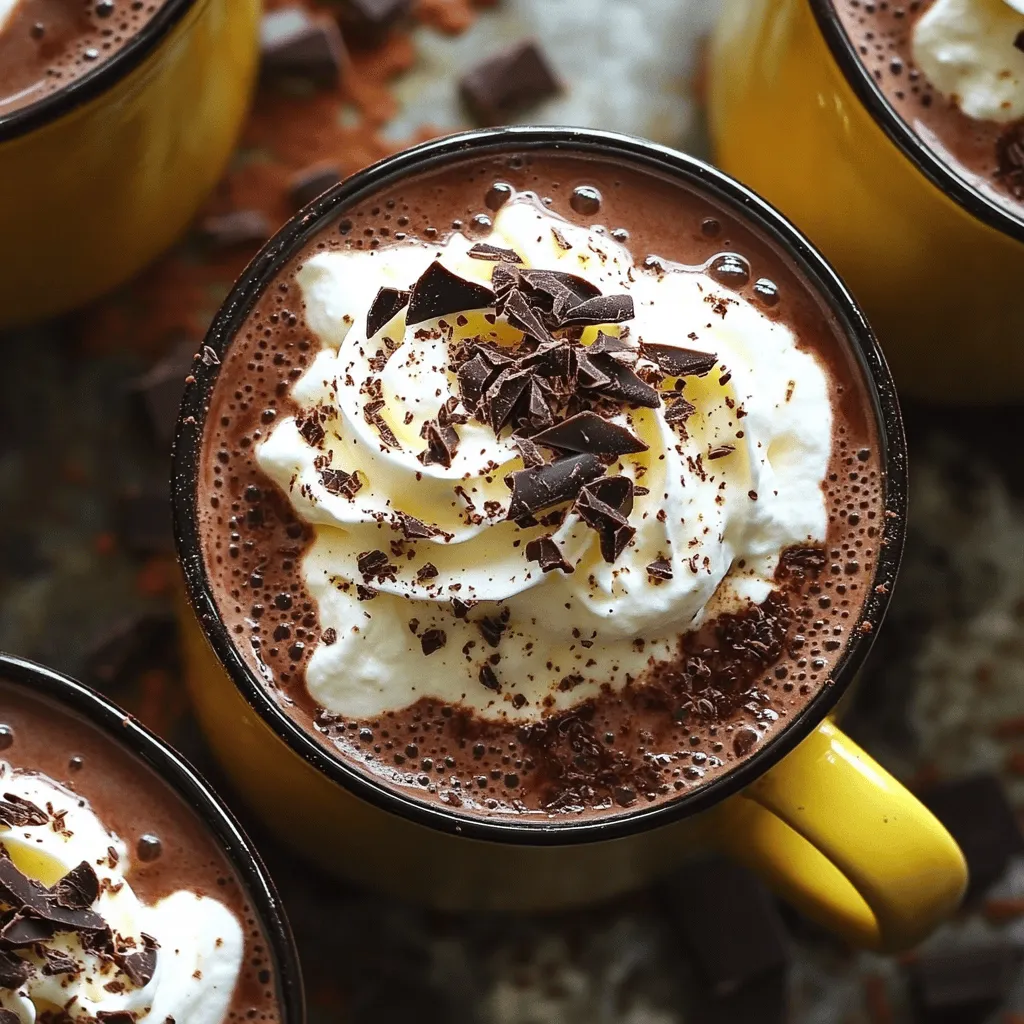 Italian Hot Chocolate Thick and Creamy Delight
