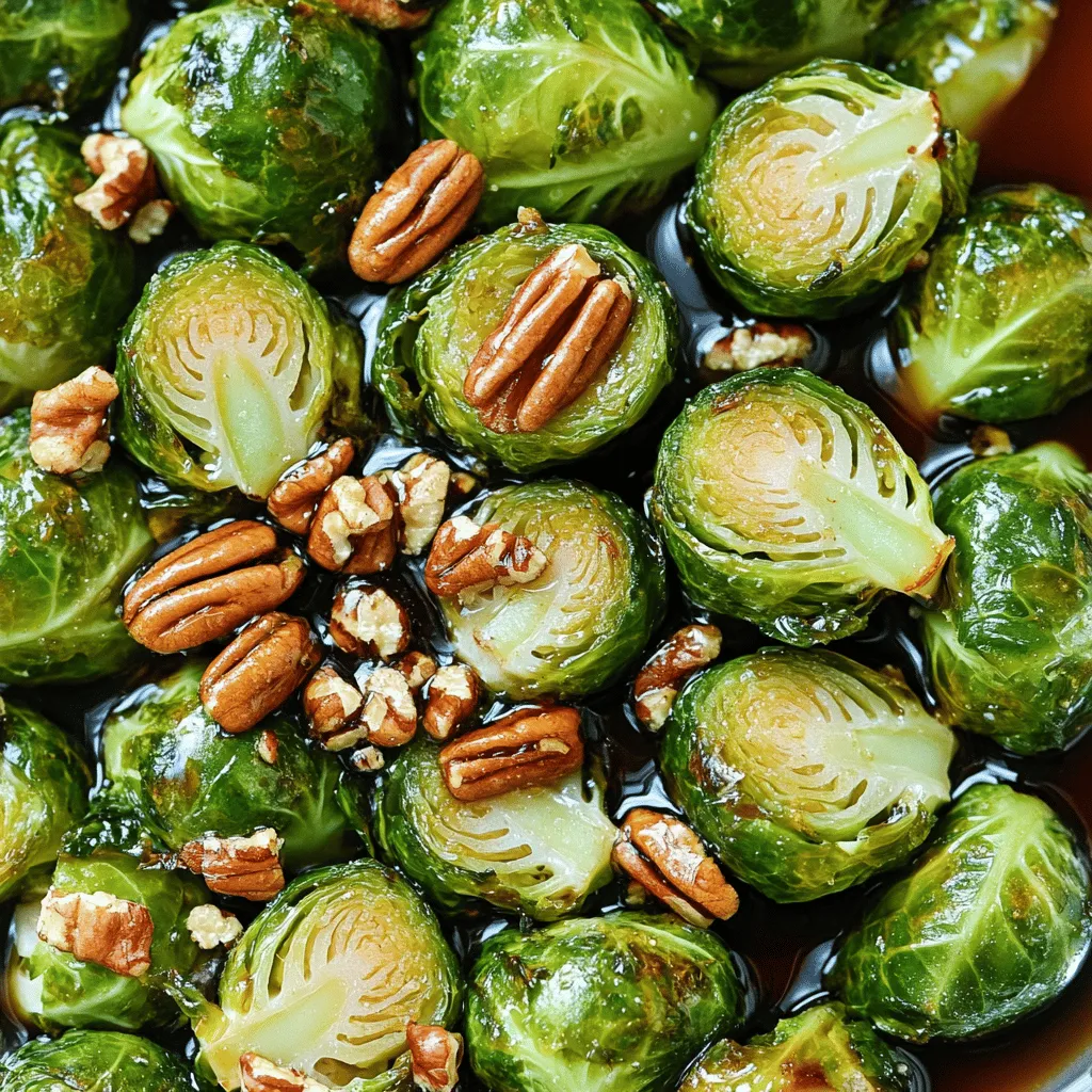 Maple Glazed Brussels Sprouts Flavorful Side Dish