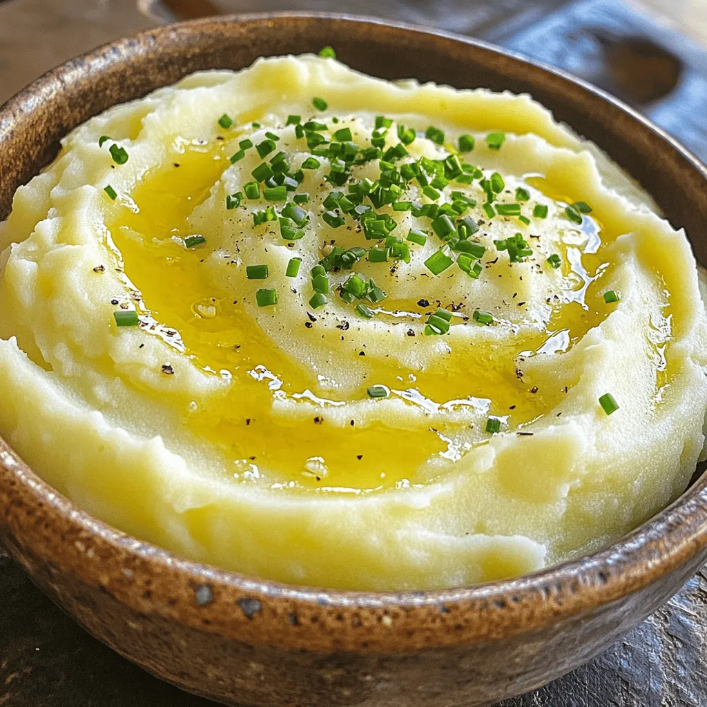 Creamy Garlic Mashed Potatoes Rich and Flavorful Dish