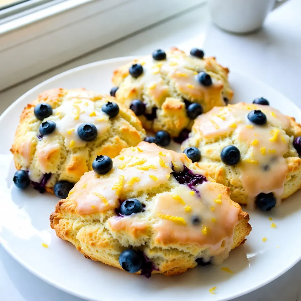 Lemon Blueberry Scones Delightfully Simple Recipe