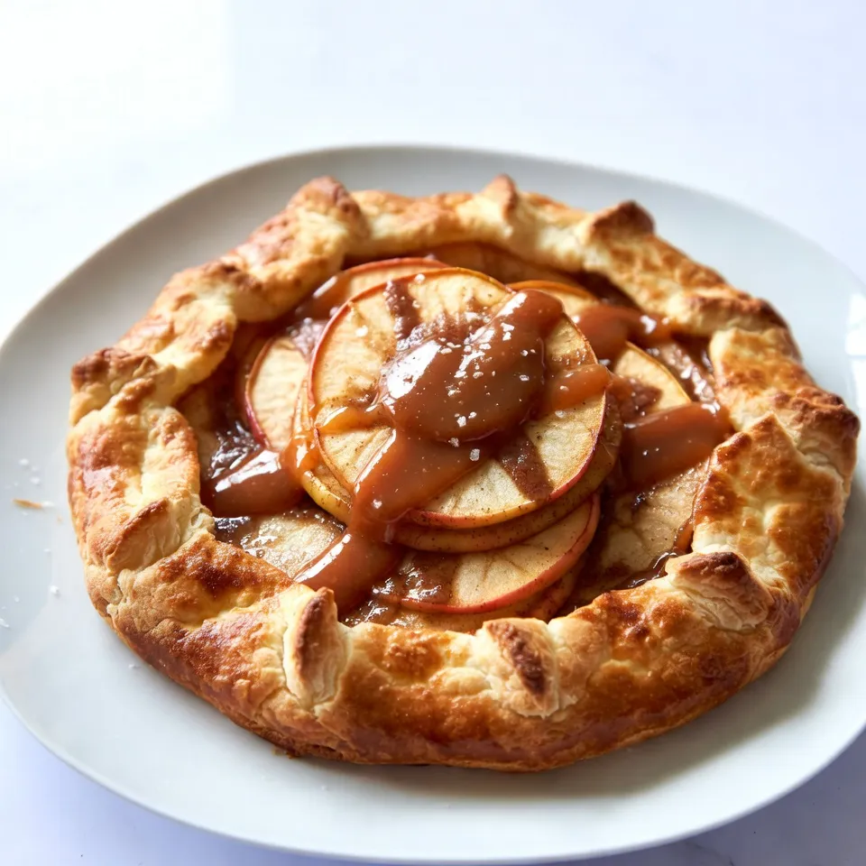Salted Caramel Apple Galette Irresistible Dessert Delight