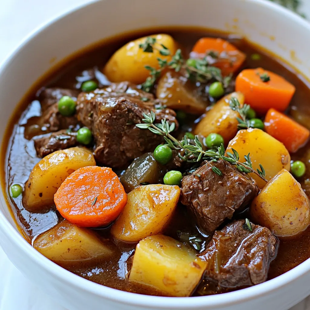 Hearty Slow Cooker Beef Stew Flavorful and Filling Dish