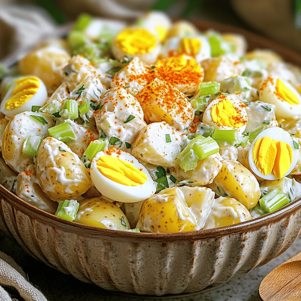 Classic Country Potato Salad Creamy Summer Delight
