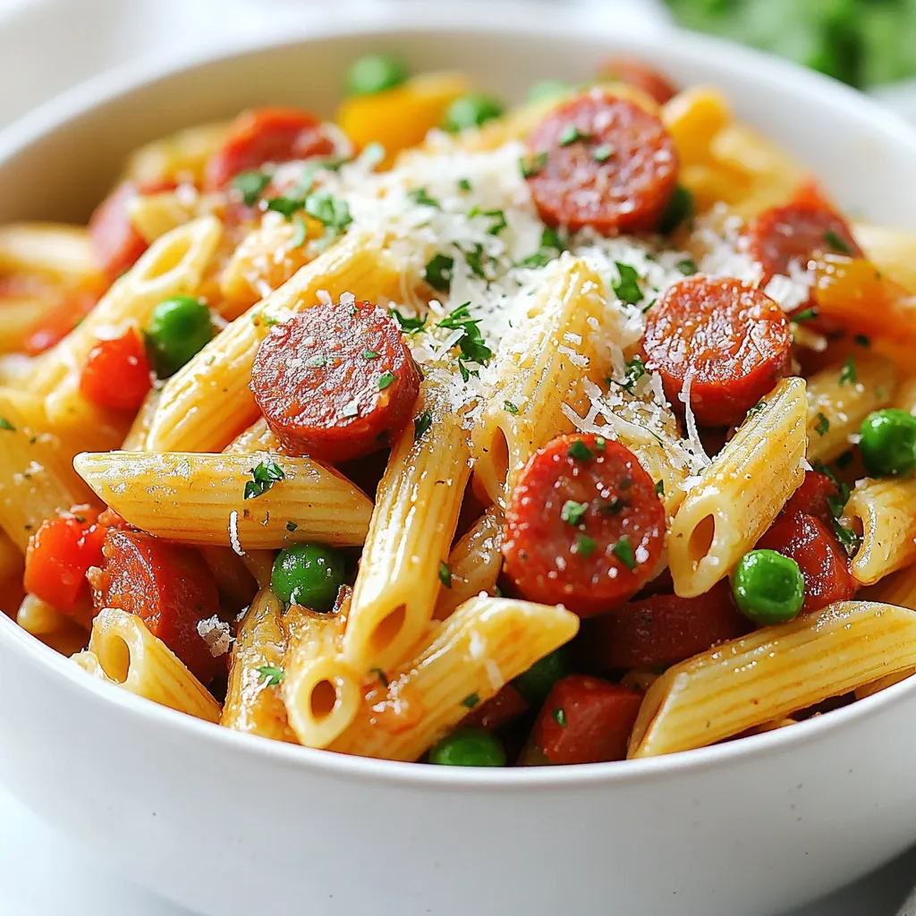 One Pot Kielbasa Pasta Easy and Flavorful Recipe