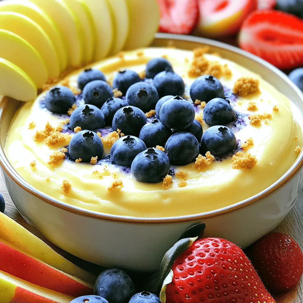 Lemon Blueberry Cheesecake Dip Easy and Tasty Treat