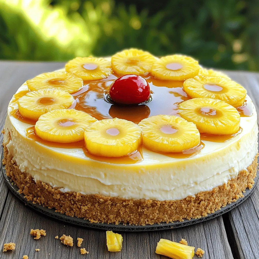 Pineapple Upside-Down Cheesecake Delightful Recipe
