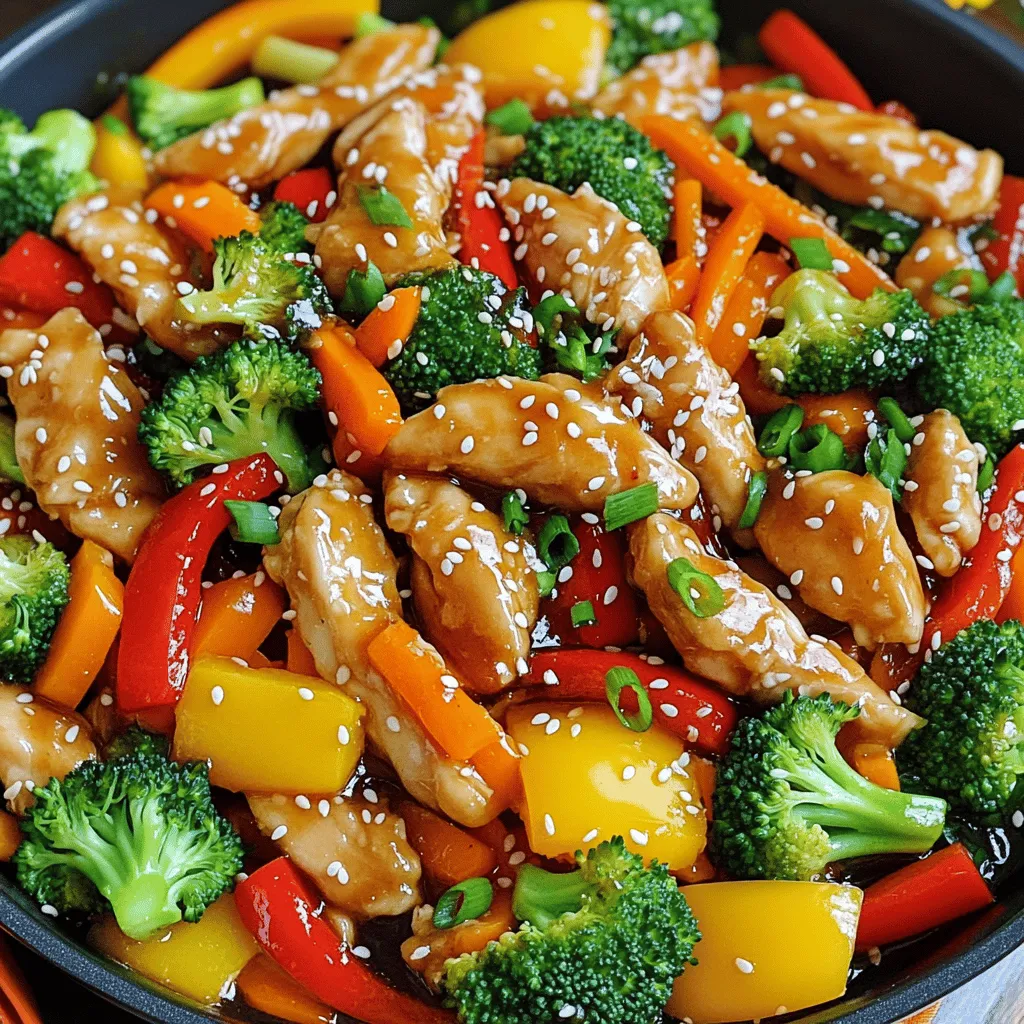 Honey Garlic Chicken Stir-Fry Simple and Quick Meal