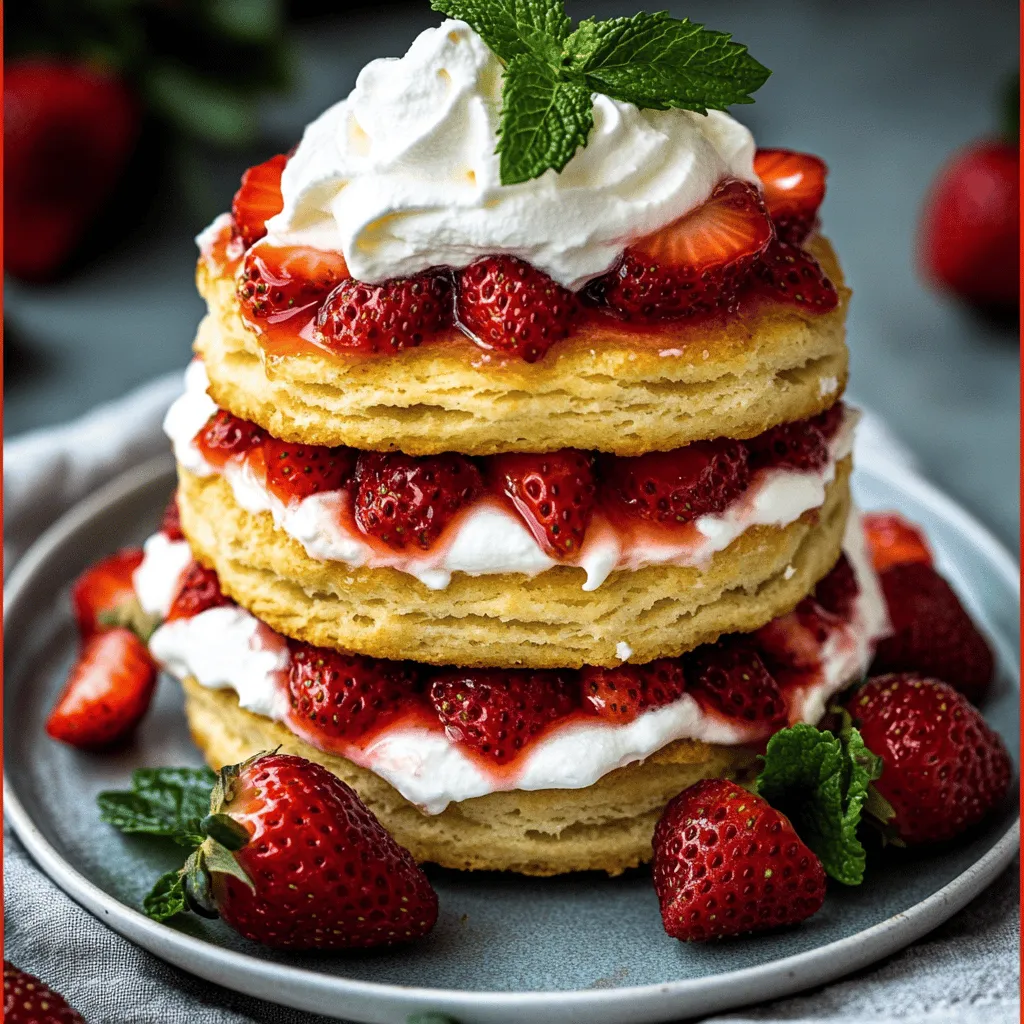 Easy Strawberry Shortcake Quick and Tasty Recipe