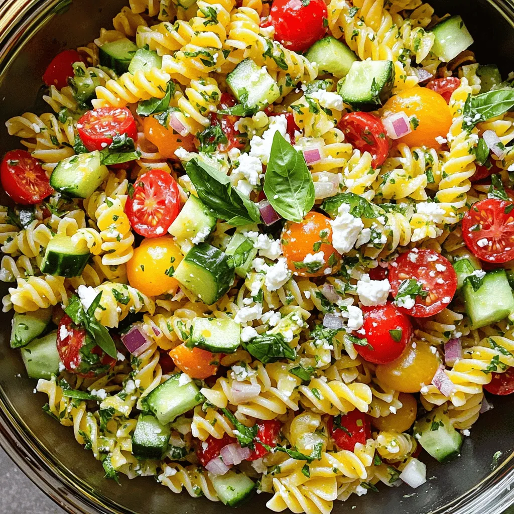 Lemon Basil Pasta Salad Fresh and Zesty Delight