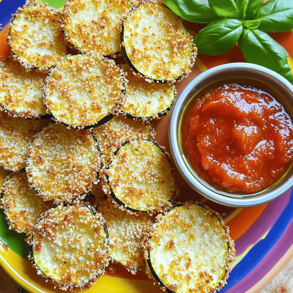 Air Fryer Parmesan Zucchini Chips Crispy and Easy Snack
