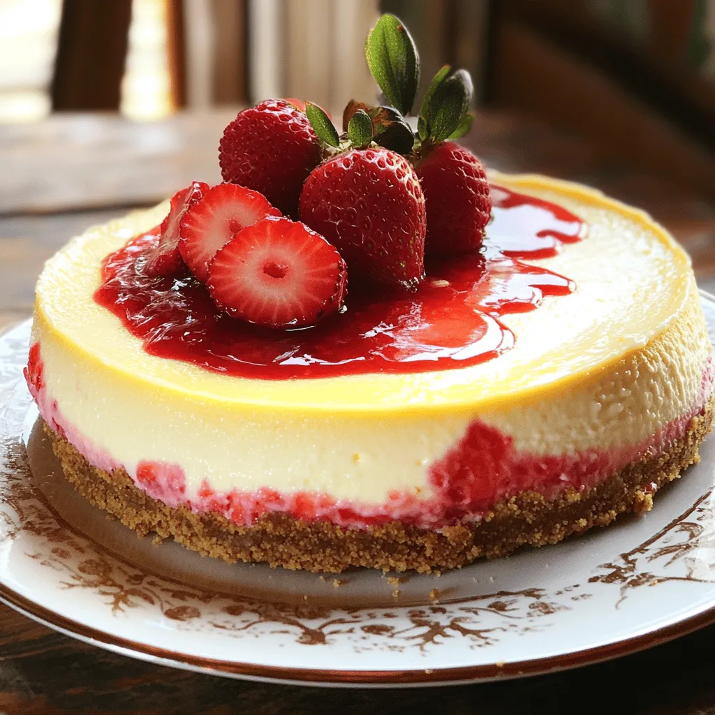 For a delicious Cheesecake Royale - Strawberry Cheesecake, you need the following ingredients: