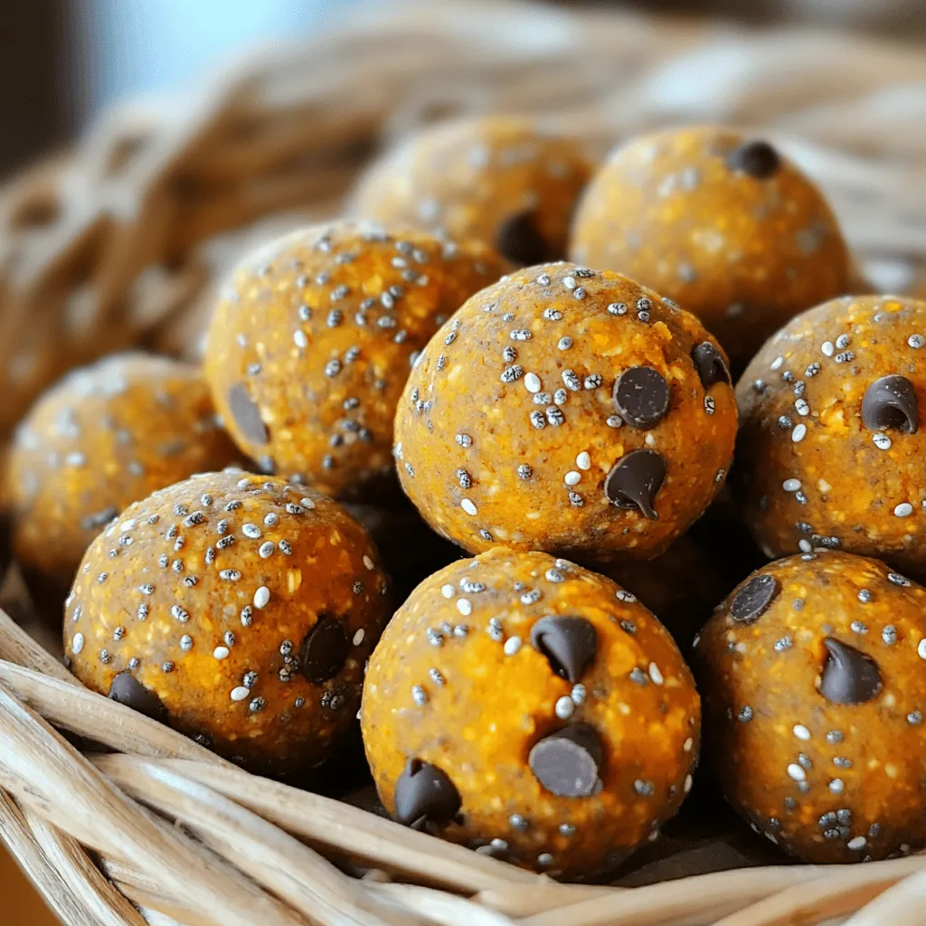 Pumpkin Spice Energy Bites Flavorful and Nutritious Snack