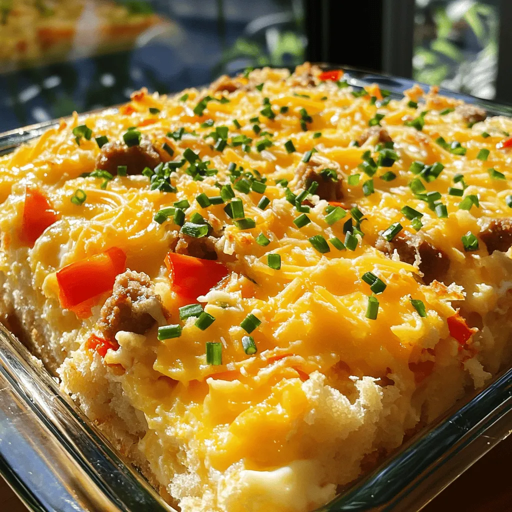 Easy Breakfast Casserole Quick and Tasty Delight