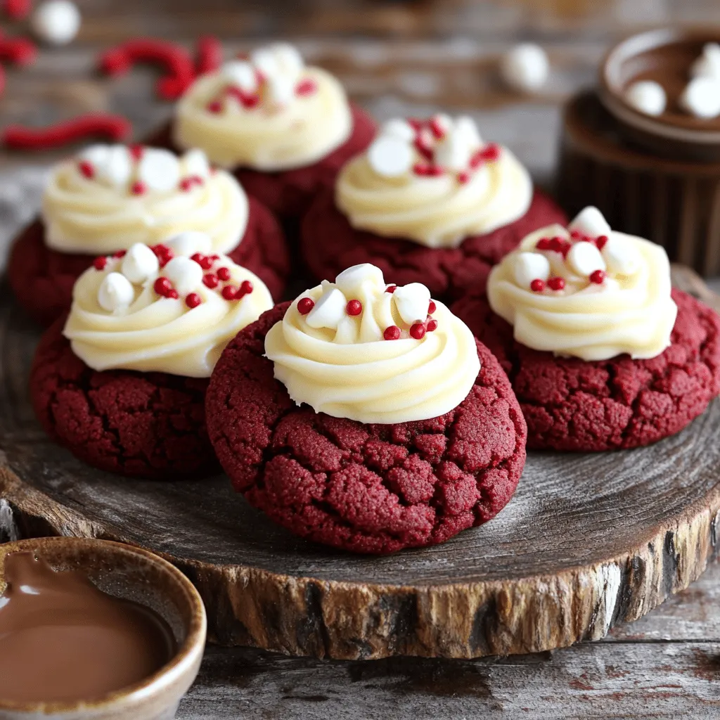 Crumbl Red Velvet Cupcake Cookies Delightful Treat