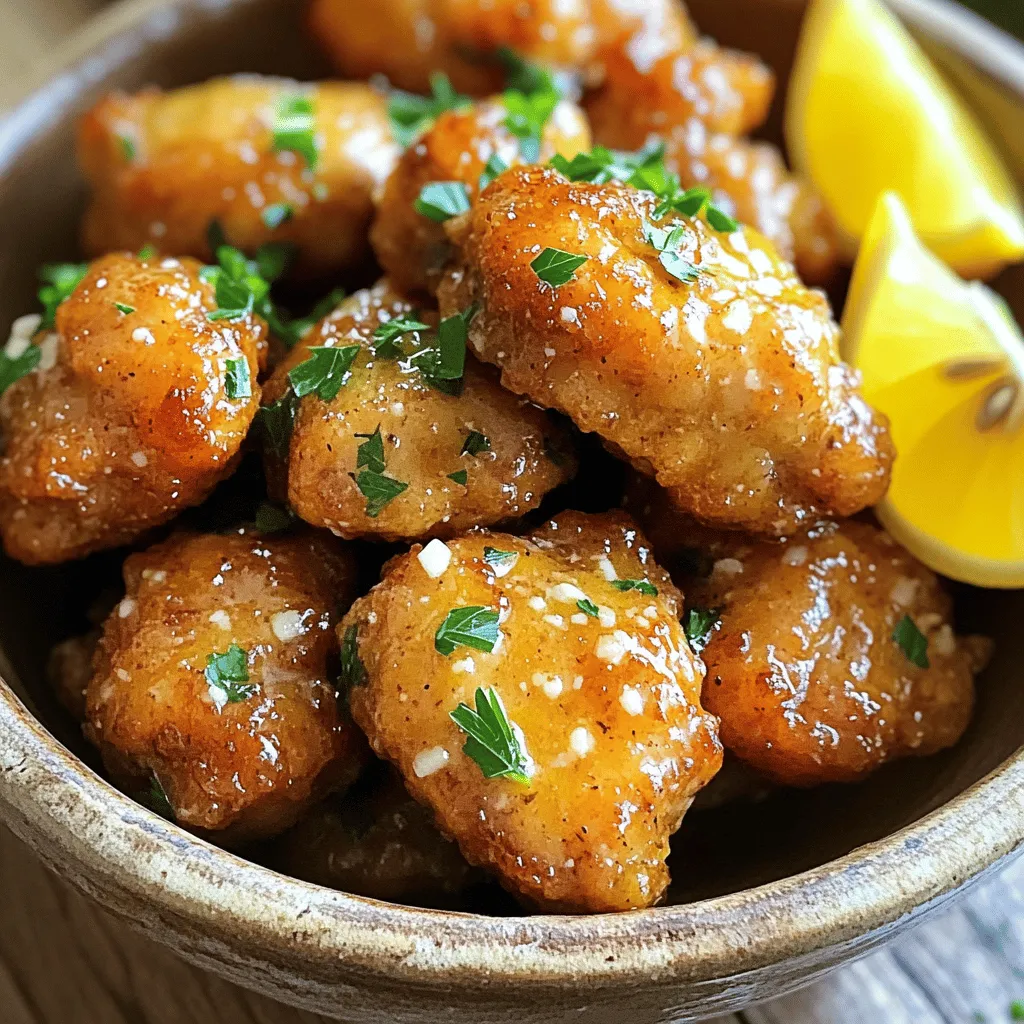Garlic Butter Chicken Bites Savory and Simple Recipe