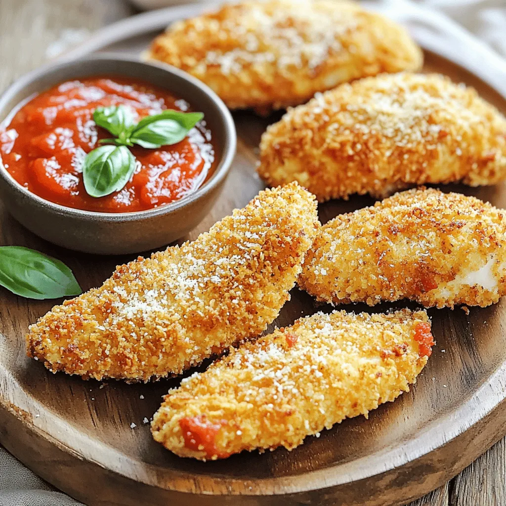 Crispy Chicken Parmesan Tenders Easy and Flavorful Meal
