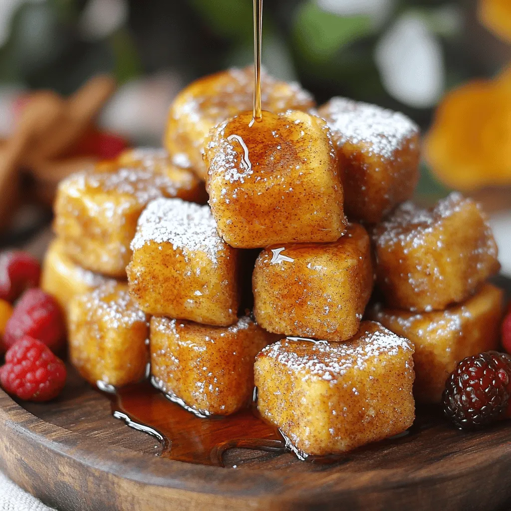 Cinnamon Swirl French Toast Bites Tasty Breakfast Treat