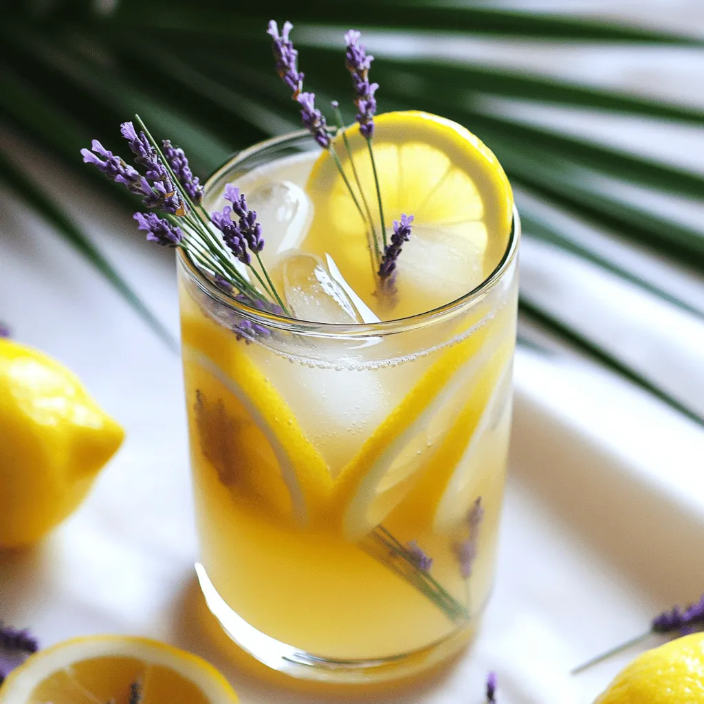 Coconut Lavender Lemonade Mocktail Recipe Refreshing Drink