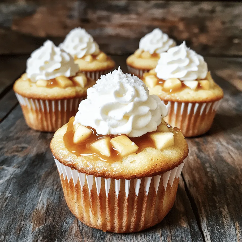 Caramel Apple Cheesecake Cupcakes Delightful Dessert