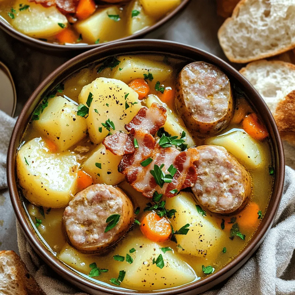 Slow Cooker Irish Dublin Coddle Hearty Comfort Dish