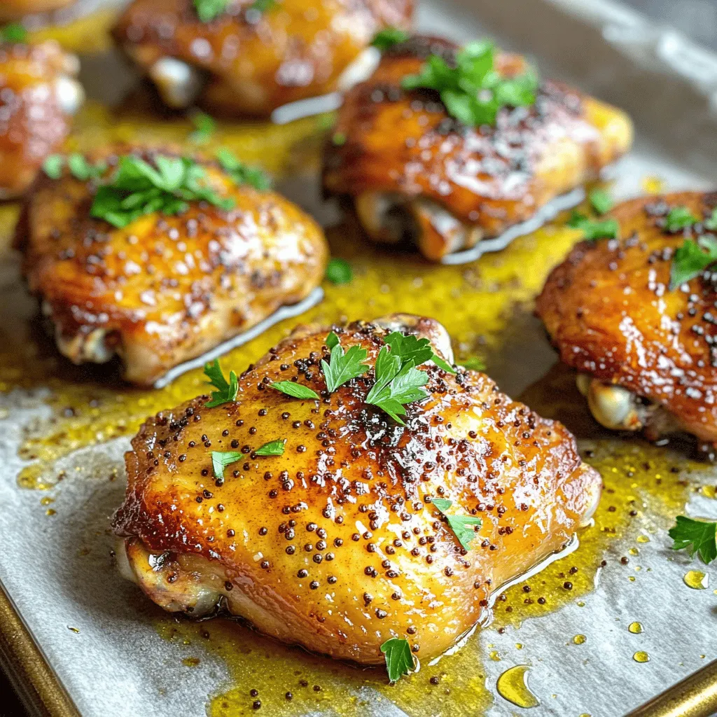 Honey Mustard Chicken Thighs Flavorful Easy Recipe