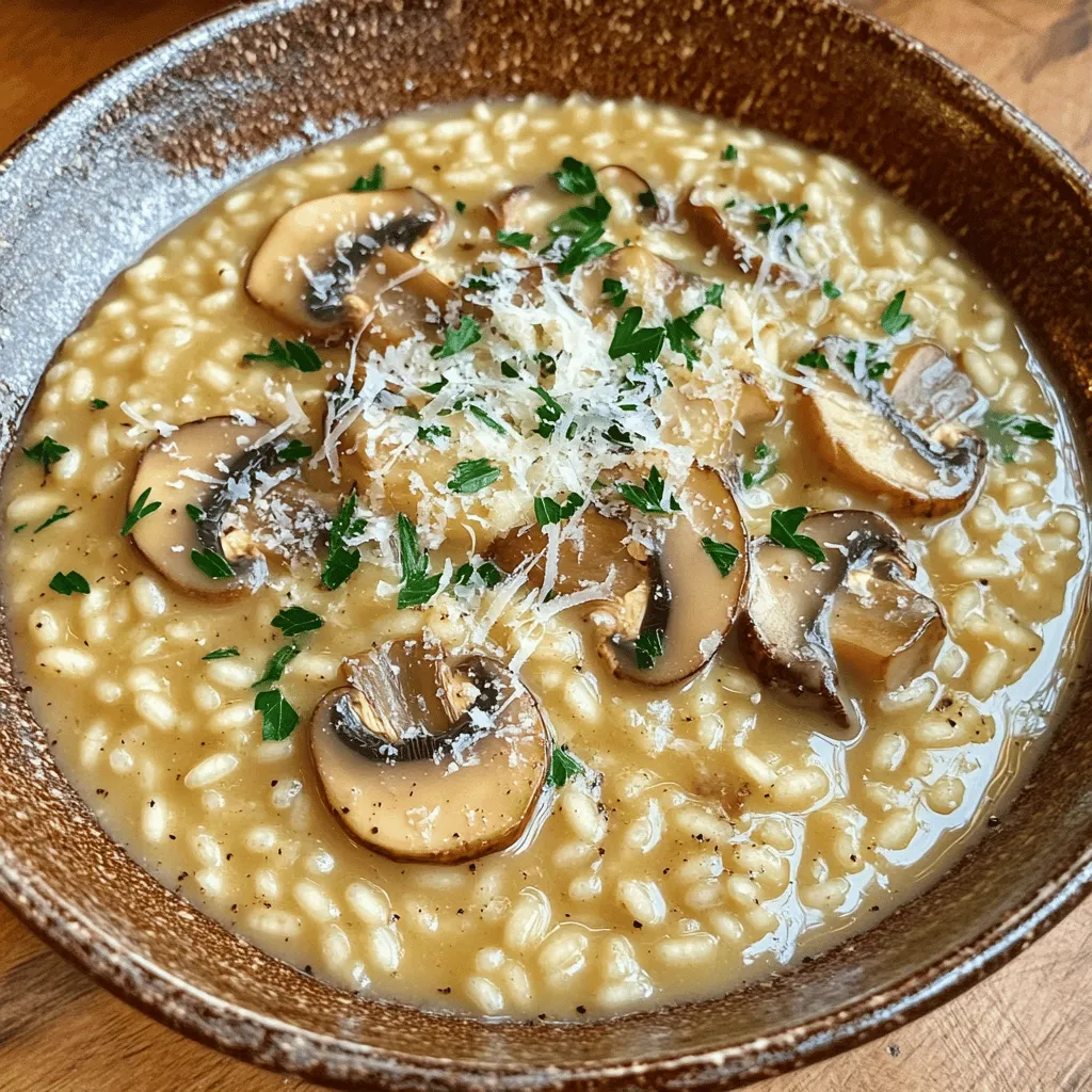 Creamy Mushroom Risotto Simply Delicious Comfort Food