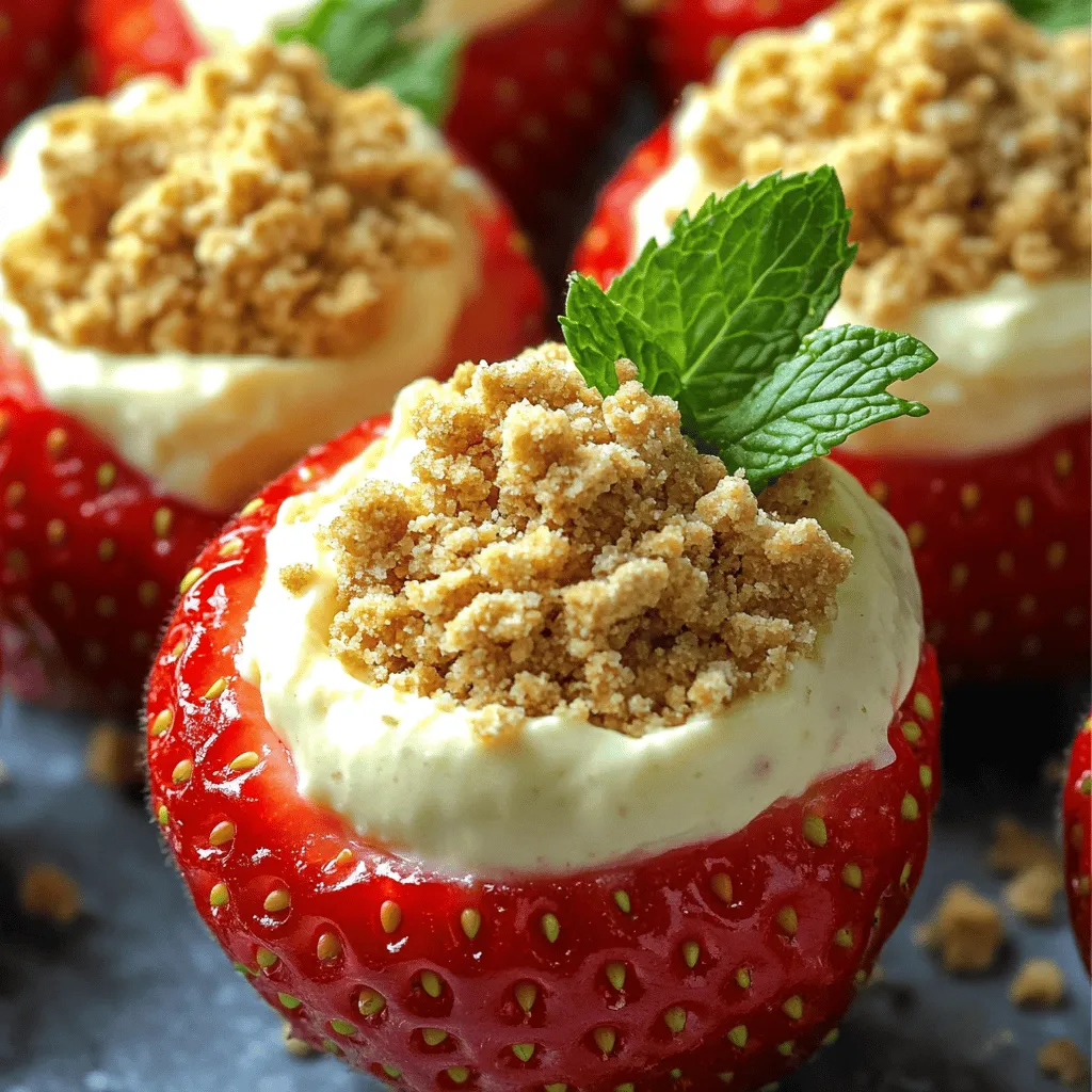 To make cheesecake deviled strawberries, we use simple, fresh ingredients. These ingredients create a delightful blend of flavors.