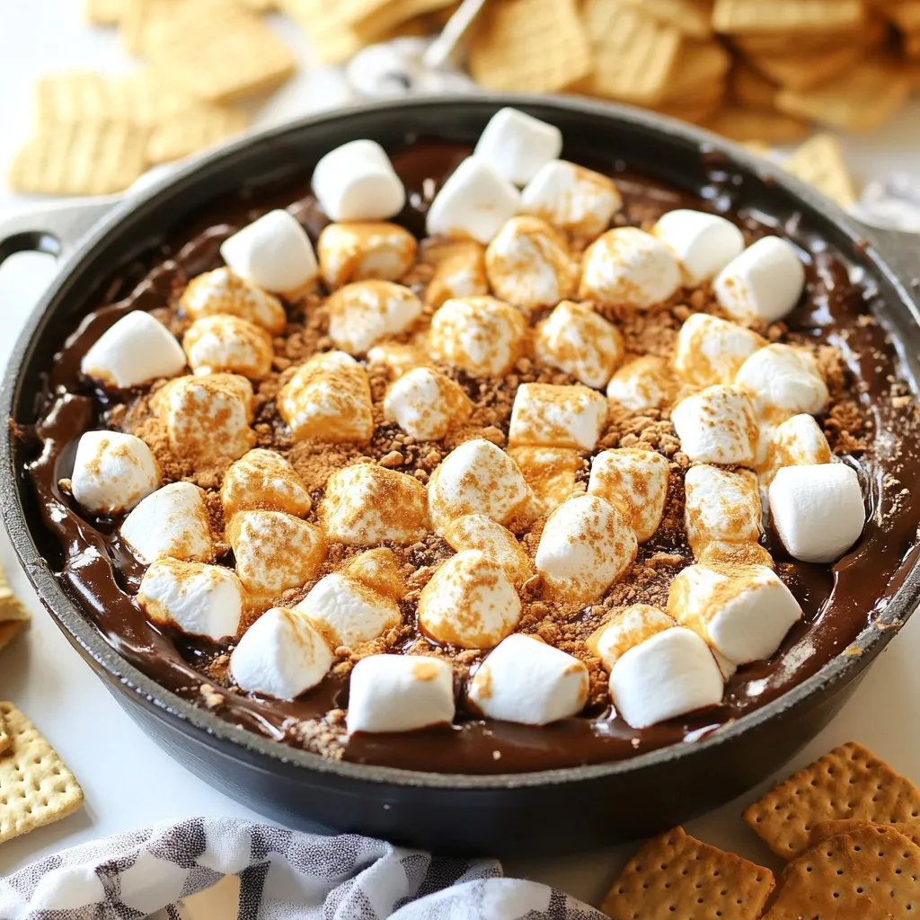 S’mores Dip Skillet Irresistible Dessert Delight