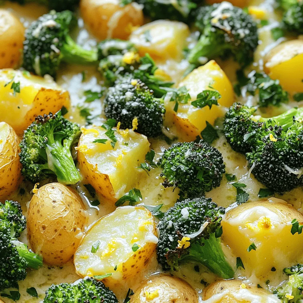 Lemon Parmesan Broccoli &#038; Potato Sheet Pan Delight