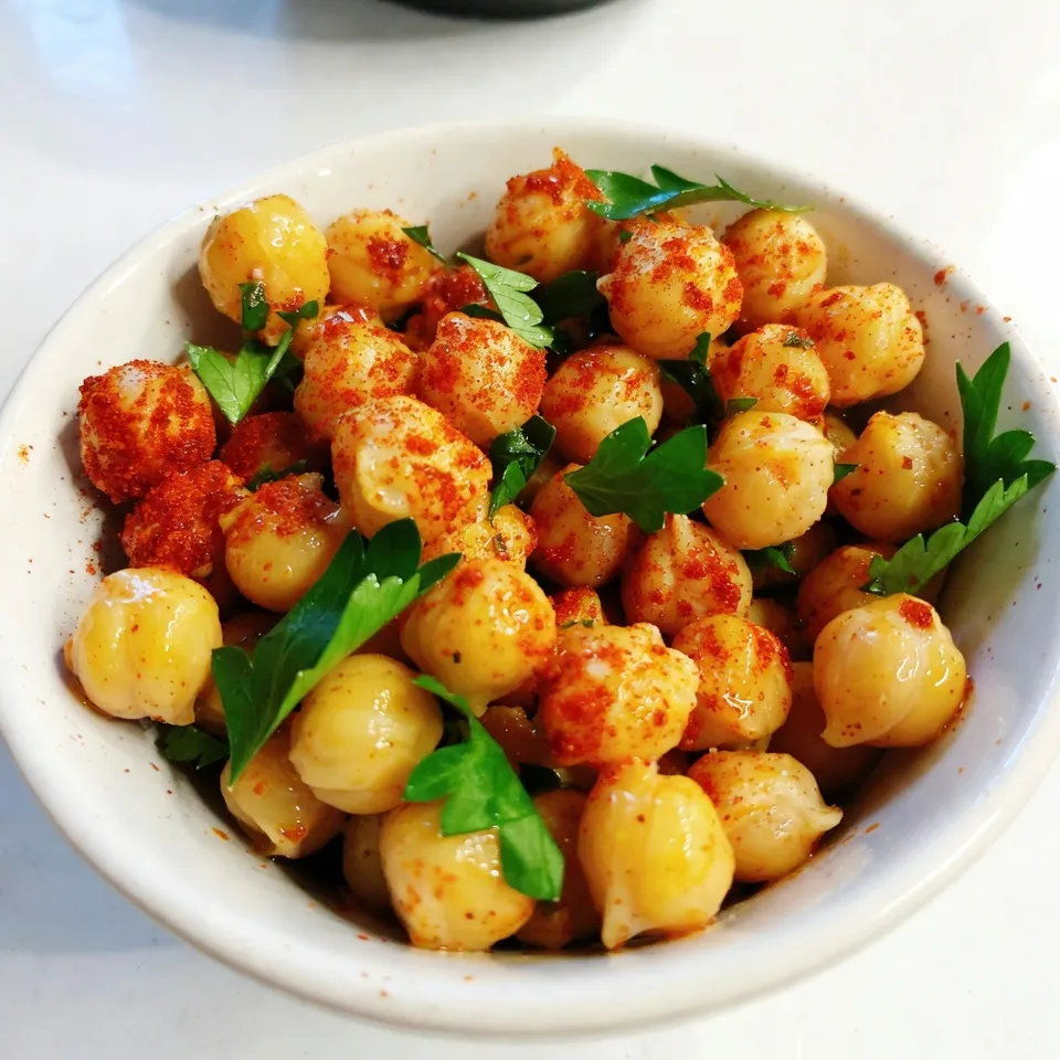 Spicy Roasted Chickpeas Crunchy and Flavorful Snack
